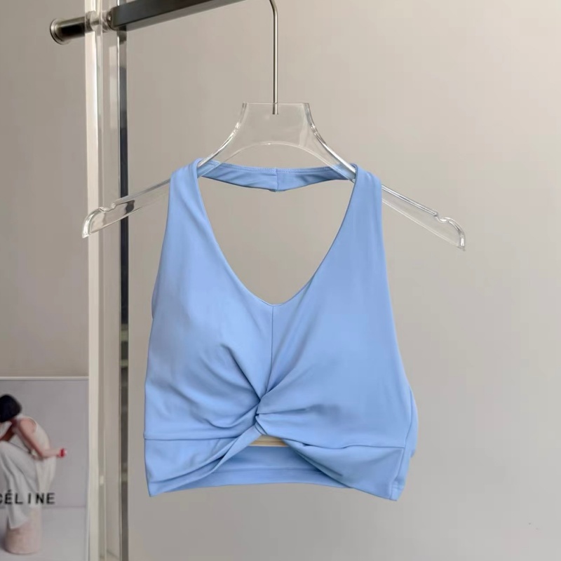 홀터넥 스타일의 스포츠 브라, 여성용, 패드 내장, 요 - Pilate Yoga Workout 리뷰 및 가격
