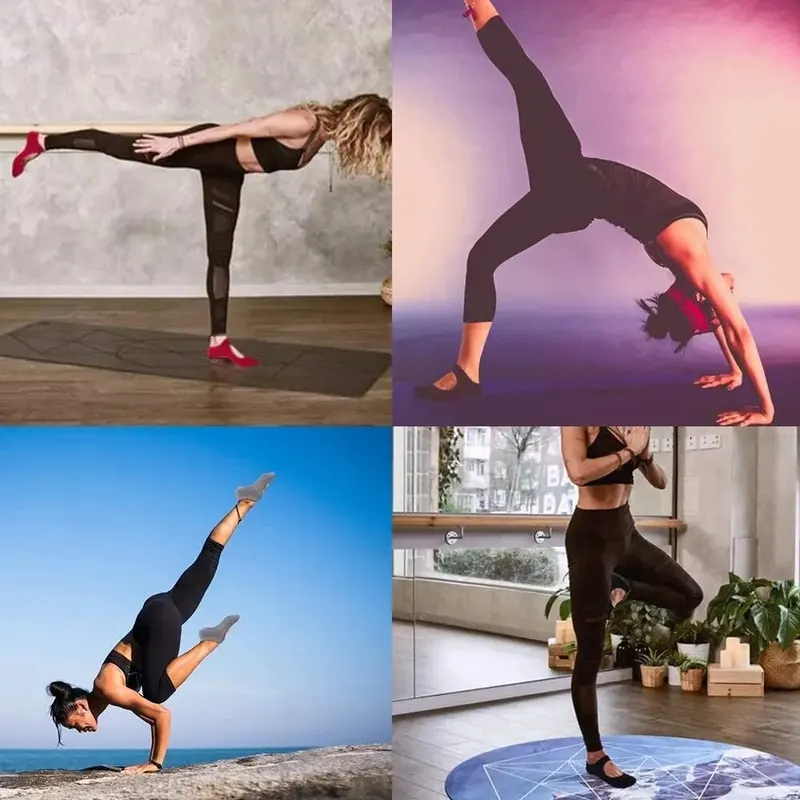 백리스 논슬립 피트니스 요가 양말 코튼 여성 스포츠 필 - Pilate Yoga Workout 리뷰 및 가격