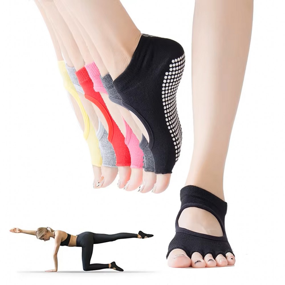 등이 없는 5발가락 요가 양말, 통기성 좋은 피트니스  - Medias Para Pilates Y Yoga 리뷰 및 가격